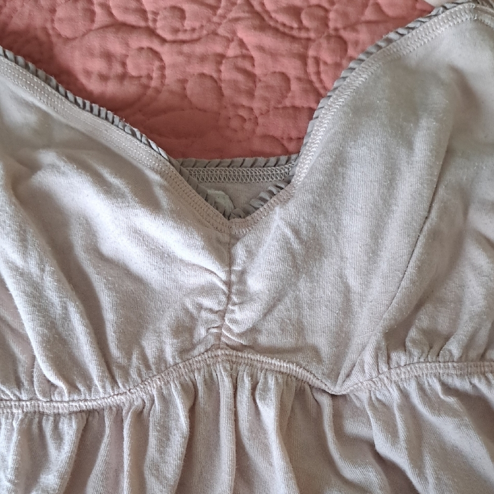 Abercrombie & Fitch Light Pink Babydoll Tank Top - Picture 5 of 6